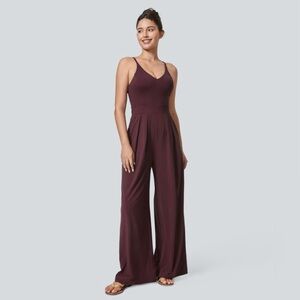 Halara Wide Leg Quick Dry Active Casual Jumpsuit